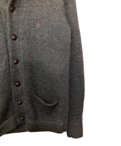 POLO RALPH LAUREN（ポロ・ラルフローレン）POLO RALPH LAUREN (ポロ・ラルフローレン) 厚手カーディガン ブラック サイズ:Mの古着・服飾アイテム