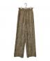 CLANE（クラネ）の古着「パイソンルーズパンツ」｜ベージュ