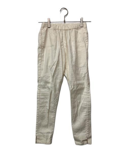 Veritecoeur（ヴェリテクール）Veritecoeur (ヴェリテクール) サブリナストレッチパンツ ホワイト サイズ:Lの古着・服飾アイテム