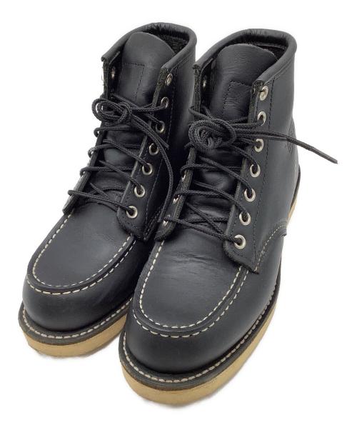 RED WING（レッドウィング）RED WING (レッドウィング) 6-inch Classic Moc　ブーツ ブラック サイズ:22.5の古着・服飾アイテム