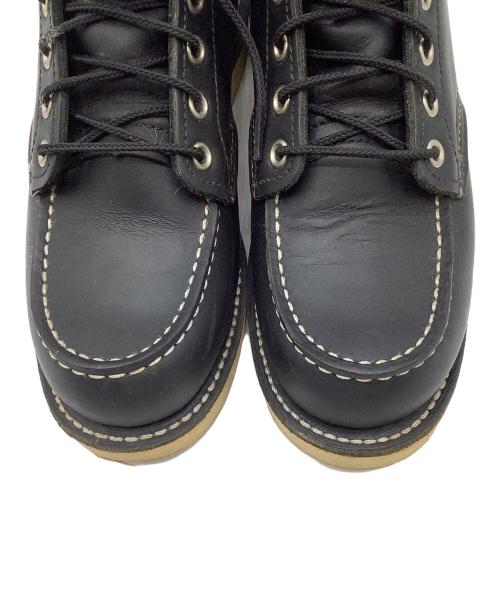 RED WING（レッドウィング）RED WING (レッドウィング) 6-inch Classic Moc　ブーツ ブラック サイズ:22.5の古着・服飾アイテム