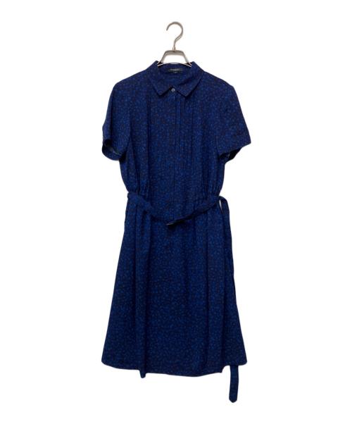 BURBERRY LONDON（バーバリーロンドン）BURBERRY LONDON (バーバリーロンドン) 半袖ワンピース ブルー サイズ:44の古着・服飾アイテム