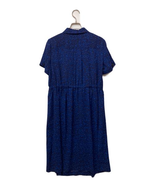 BURBERRY LONDON（バーバリーロンドン）BURBERRY LONDON (バーバリーロンドン) 半袖ワンピース ブルー サイズ:44の古着・服飾アイテム