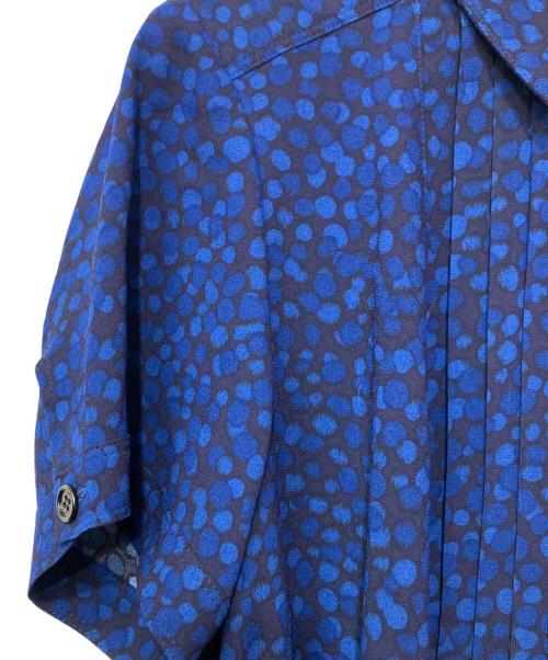 BURBERRY LONDON（バーバリーロンドン）BURBERRY LONDON (バーバリーロンドン) 半袖ワンピース ブルー サイズ:44の古着・服飾アイテム