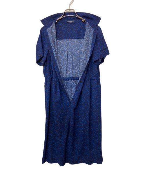 BURBERRY LONDON（バーバリーロンドン）BURBERRY LONDON (バーバリーロンドン) 半袖ワンピース ブルー サイズ:44の古着・服飾アイテム