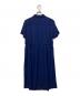 BURBERRY LONDON (バーバリーロンドン) 半袖ワンピース ブルー サイズ:44：10000円