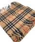 Burberry's (バーバリーズ) マフラー ベージュ×ブラック：7000円