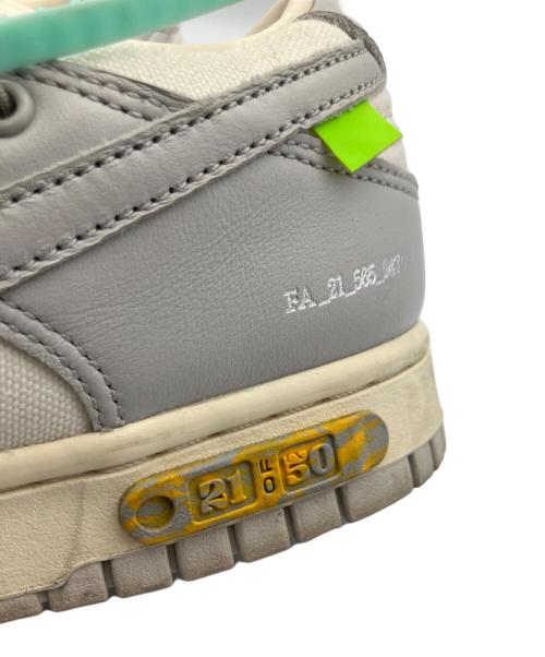 NIKE（ナイキ）NIKE (ナイキ) OFFWHITE (オフホワイト) スニーカー ホワイト×グレー サイズ:28cmの古着・服飾アイテム