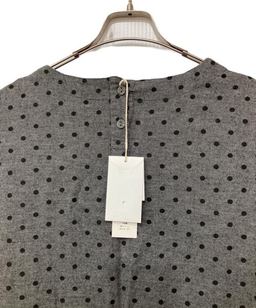 TUTIE（ツチエ）TUTIE (ツチエ) 長袖ワンピース グレー×ブラック サイズ:FREEの古着・服飾アイテム