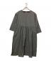 TUTIE（ツチエ）の古着「長袖ワンピース」｜グレー×ブラック