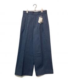 BEAUTY&YOUTH UNITED ARROWS（ビューティーアンドユースユナイテッドアローズ）の古着「ワイドデニムパンツ」｜インディゴ