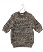 MARNIマルニ）の古着「ニットTシャツ」｜ブラック×ホワイト