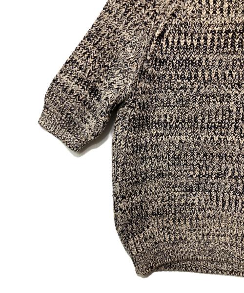 MARNI（マルニ）MARNI (マルニ) ニットTシャツ ブラック×ホワイト サイズ:44の古着・服飾アイテム