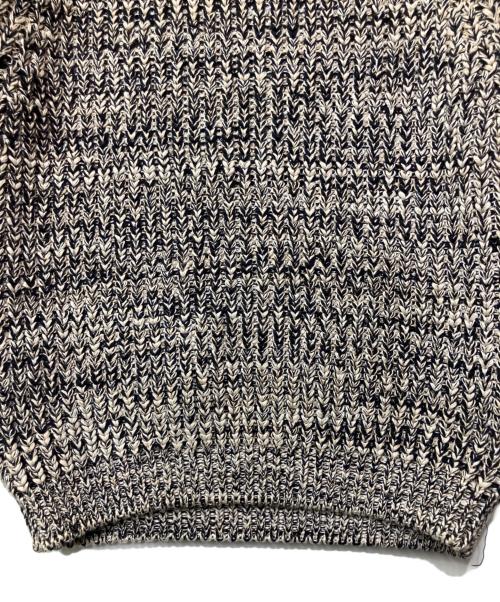 MARNI（マルニ）MARNI (マルニ) ニットTシャツ ブラック×ホワイト サイズ:44の古着・服飾アイテム