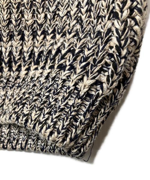 MARNI（マルニ）MARNI (マルニ) ニットTシャツ ブラック×ホワイト サイズ:44の古着・服飾アイテム