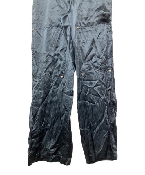 TANAKA（タナカ）TANAKA (タナカ) サテンパンツ ネイビー サイズ:W28の古着・服飾アイテム