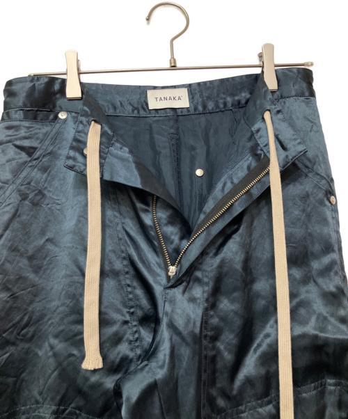 TANAKA（タナカ）TANAKA (タナカ) サテンパンツ ネイビー サイズ:W28の古着・服飾アイテム