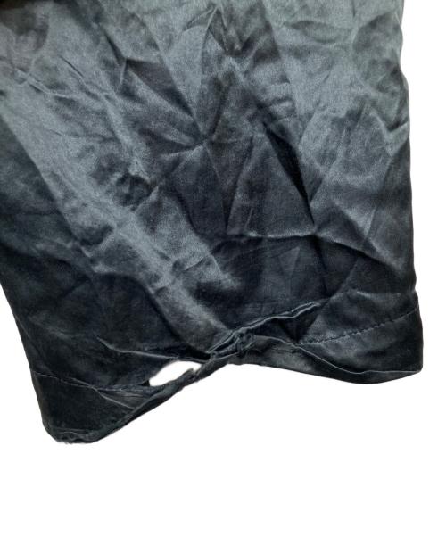 TANAKA（タナカ）TANAKA (タナカ) サテンパンツ ネイビー サイズ:W28の古着・服飾アイテム