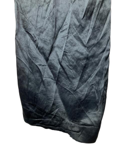 TANAKA（タナカ）TANAKA (タナカ) サテンパンツ ネイビー サイズ:W28の古着・服飾アイテム