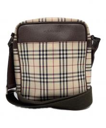 BURBERRY（バーバリー）の古着「ショルダーバッグ」｜ベージュ×ブラウン