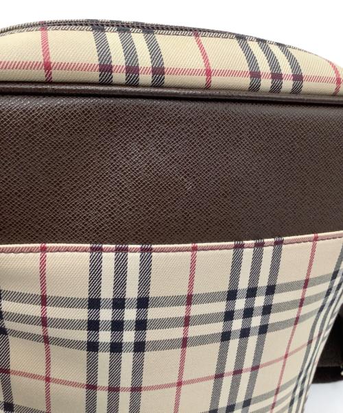 BURBERRY（バーバリー）BURBERRY (バーバリー) ショルダーバッグ ベージュ×ブラウンの古着・服飾アイテム