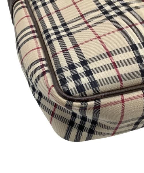 BURBERRY（バーバリー）BURBERRY (バーバリー) ショルダーバッグ ベージュ×ブラウンの古着・服飾アイテム