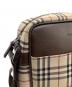 中古・古着 BURBERRY (バーバリー) ショルダーバッグ ベージュ×ブラウン：15000円