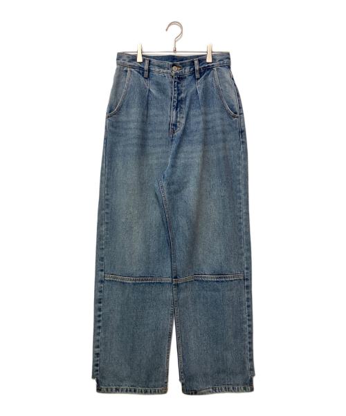 YENN（イエン）YENN (イエン) デニムパンツ ブルー サイズ:40の古着・服飾アイテム