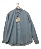 H BEAUTY&YOUTHエイチ ビューティー&ユース）の古着「長袖シャツ」｜スカイブルー