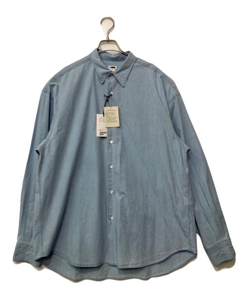H BEAUTY&YOUTH（エイチ ビューティー&ユース）H BEAUTY&YOUTH (エイチ ビューティー&ユース) 長袖シャツ スカイブルー サイズ:Lの古着・服飾アイテム