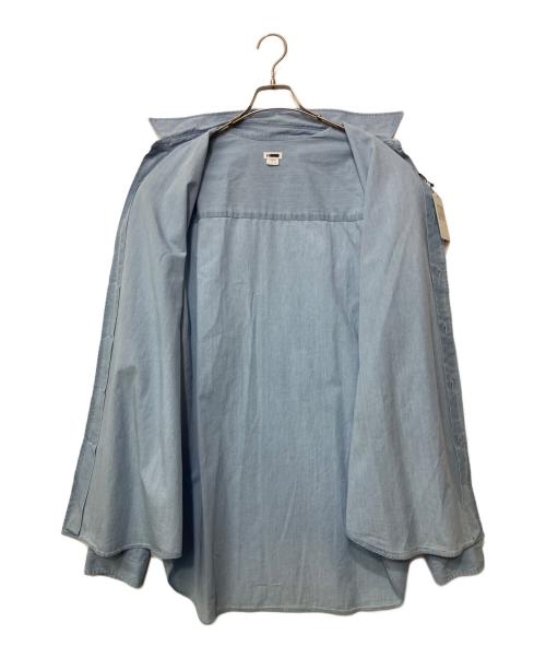 H BEAUTY&YOUTH（エイチ ビューティー&ユース）H BEAUTY&YOUTH (エイチ ビューティー&ユース) 長袖シャツ スカイブルー サイズ:Lの古着・服飾アイテム