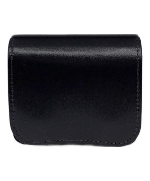 WILDSWANS（ワイルドスワンズ）WILDSWANS (ワイルドスワンズ) PALM V2 2つ折り財布 ブラックの古着・服飾アイテム