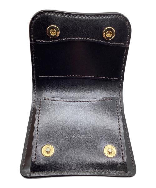 WILDSWANS（ワイルドスワンズ）WILDSWANS (ワイルドスワンズ) PALM V2 2つ折り財布 ブラックの古着・服飾アイテム