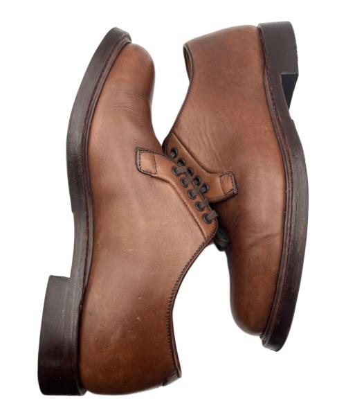 WHEEL ROBE（ウィールローブ）WHEEL ROBE (ウィールローブ) プレーントゥシューズ ブラウン サイズ:26.0cmの古着・服飾アイテム