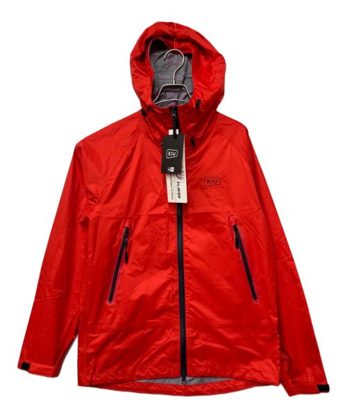 KiU（キウ）KiU (キウ) ナイロンジャケット レッド サイズ:Mの古着・服飾アイテム