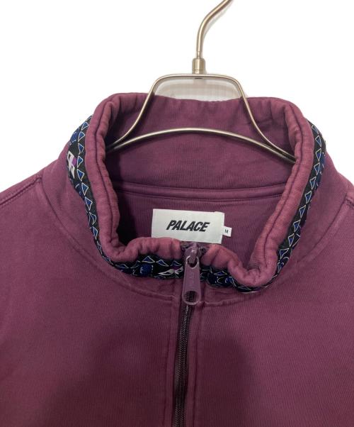 PALACE（パレス）PALACE (パレス) ハーフジップスウェット パープル サイズ:Mの古着・服飾アイテム