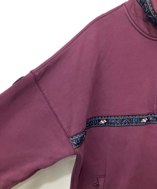PALACE（パレス）PALACE (パレス) ハーフジップスウェット パープル サイズ:Mの古着・服飾アイテム