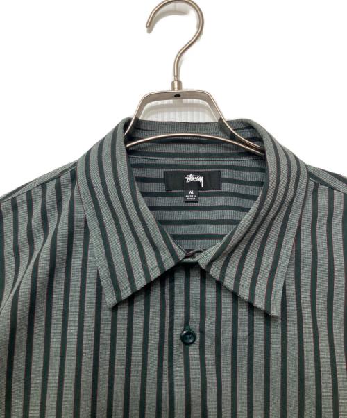 stussy（ステューシー）stussy (ステューシー) 半袖シャツ グリーン サイズ:Mの古着・服飾アイテム