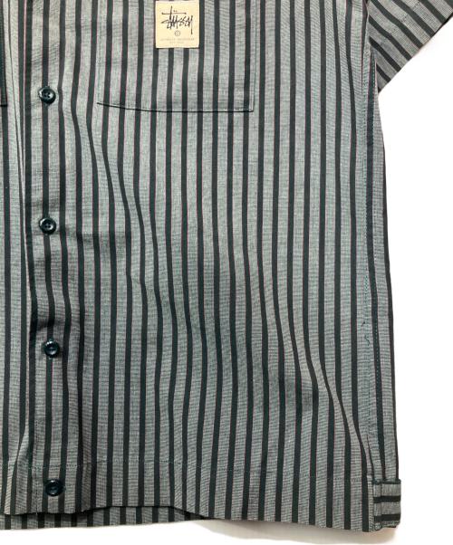 stussy（ステューシー）stussy (ステューシー) 半袖シャツ グリーン サイズ:Mの古着・服飾アイテム
