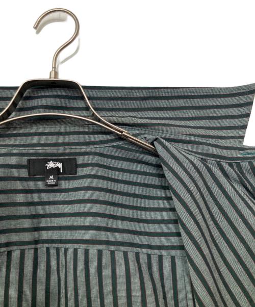 stussy（ステューシー）stussy (ステューシー) 半袖シャツ グリーン サイズ:Mの古着・服飾アイテム