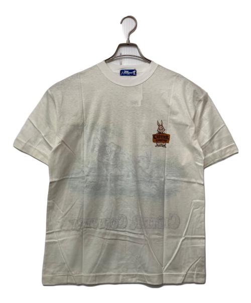 DISNEY（ディズニー）Disney (ディズニー) キャラクターTシャツ ホワイト サイズ:L 未使用品の古着・服飾アイテム