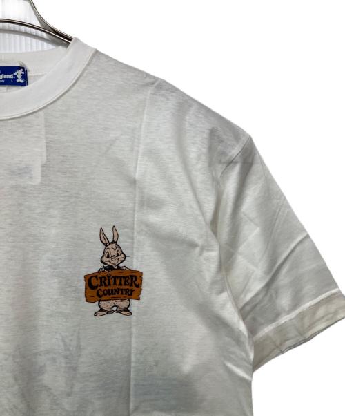 DISNEY（ディズニー）Disney (ディズニー) キャラクターTシャツ ホワイト サイズ:L 未使用品の古着・服飾アイテム