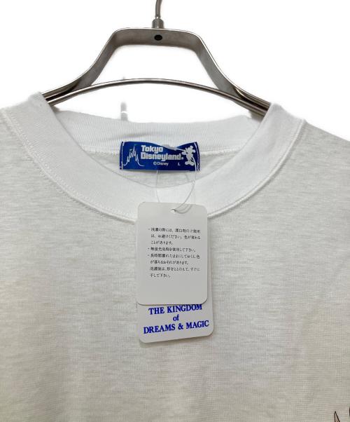 DISNEY（ディズニー）Disney (ディズニー) キャラクターTシャツ ホワイト サイズ:L 未使用品の古着・服飾アイテム
