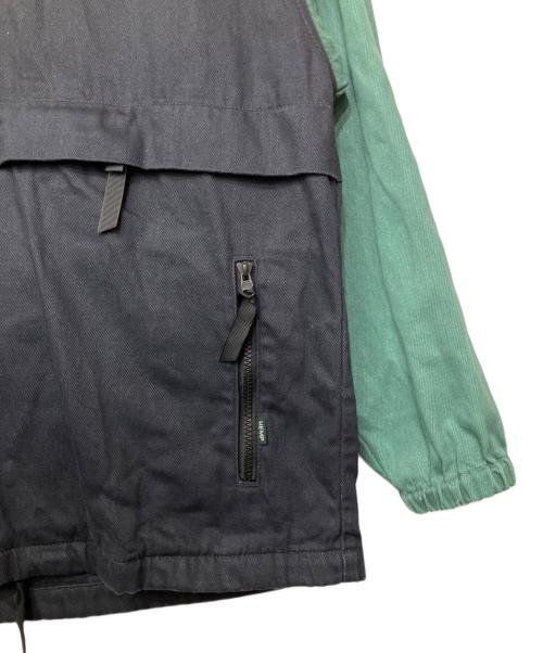 Manastash（マナスタッシュ）Manastash (マナスタッシュ) CHILLIWACK HOODIE ブラック×グリーン×ベージュ サイズ:Mの古着・服飾アイテム