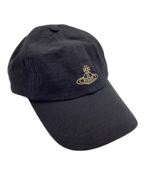 Vivienne Westwood（ヴィヴィアンウエストウッド）Vivienne Westwood (ヴィヴィアンウエストウッド) キャップ ブラック 未使用品の古着・服飾アイテム