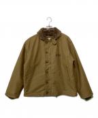 HOUSTONヒューストン）の古着「デッキジャケット」｜ベージュ