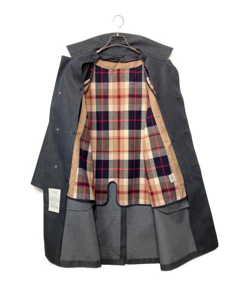 MACKINTOSH PHILOSOPHY（マッキントッシュ フィロソフィー）MACKINTOSH PHILOSOPHY (マッキントッシュ フィロソフィー) ライナー付ステンカラーコート ブルー サイズ:42の古着・服飾アイテム