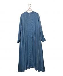 Ameri（アメリ）の古着「長袖ワンピース」｜スカイブルー