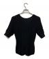 Snidel (スナイデル) バックオープンリボンニットTOPS ブラック サイズ:FREE：5000円