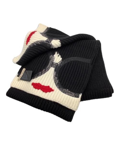 alice+olivia（アリスアンドオリビア）alice+olivia (アリスアンドオリビア) マフラー ブラックの古着・服飾アイテム